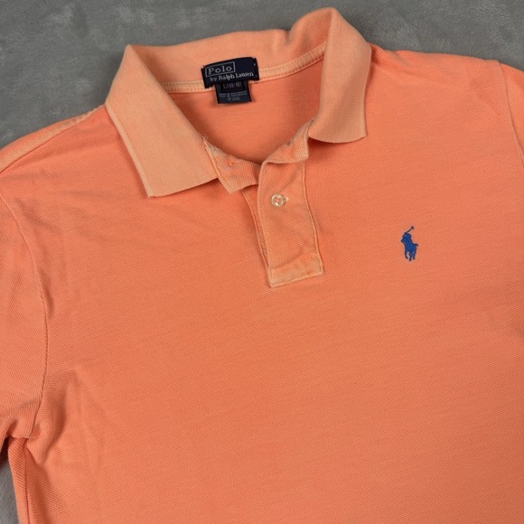 Polo Ralph Lauren Other - Polo Ralph Lauren Polo Shirt Youth Large 14-16 Orange Short Sleeve Cotton Casual
